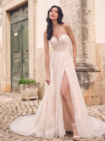 Maggie Sottero Style #CHELSEA #0 Ivory over Blush (gown with Natural Illusion) thumbnail