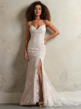 Rebecca Ingram Style #NICOLETTE (24RN821A01) #0 Ivory over Blush (gown with Natural Illusion) thumbnail