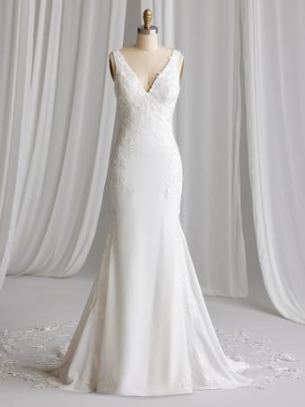 Maggie Sottero Style #TREZELLE #2 Ivory (gown with Natural Illusion) thumbnail