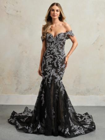 Maggie Sottero Style #PEONY #2 Black over Nude thumbnail