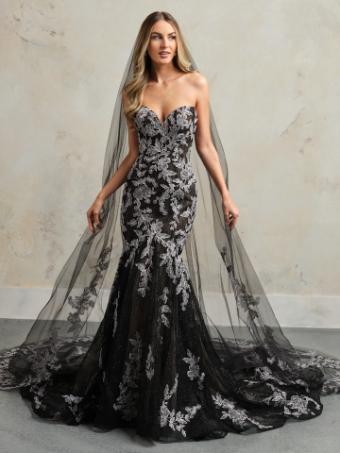 Maggie Sottero Style #PEONY #5 Black over Nude thumbnail