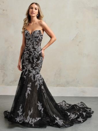 Maggie Sottero Style #PEONY #1 Black over Nude thumbnail